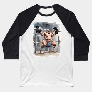 Weightlifter Baseball T-Shirt